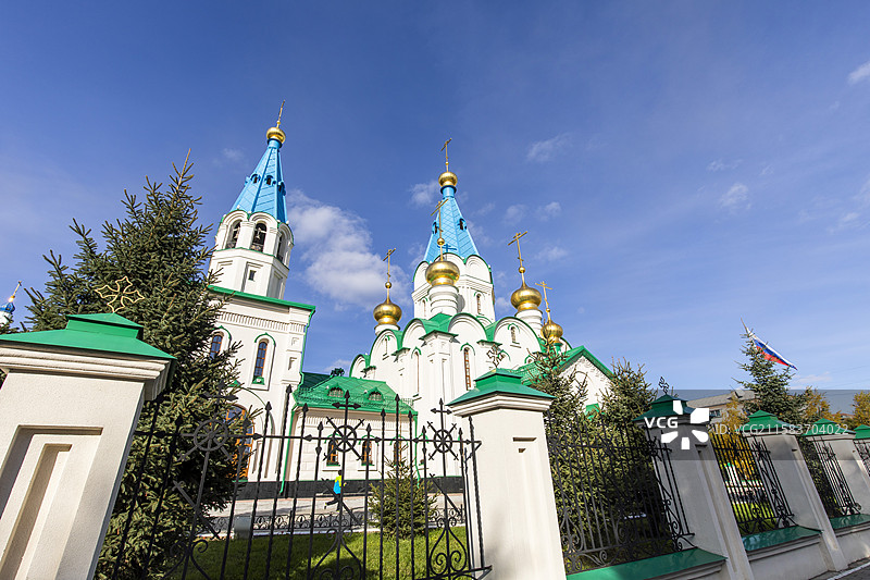 俄罗斯布拉戈维申斯克(海兰泡)报喜大教堂图片素材