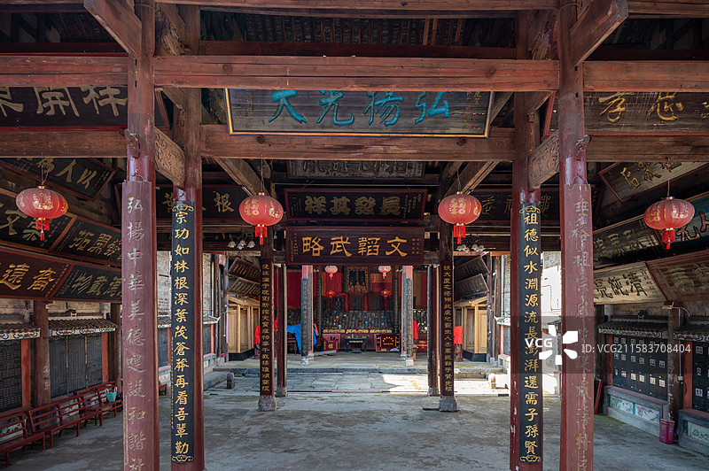 洞口县 萧氏宗祠图片素材
