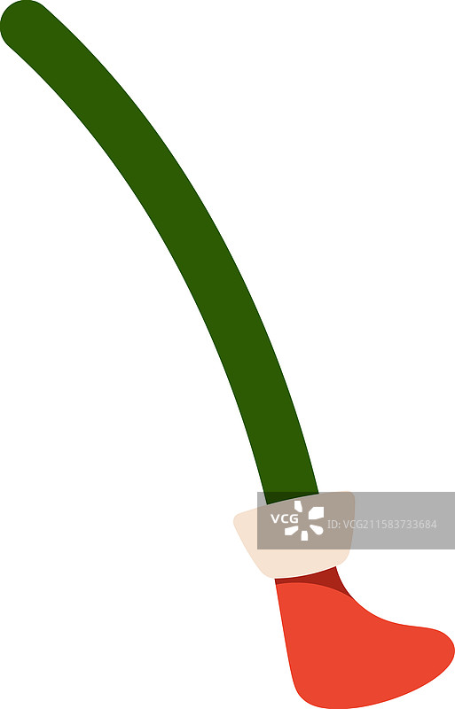 圣诞鞋中的行走腿部图片素材