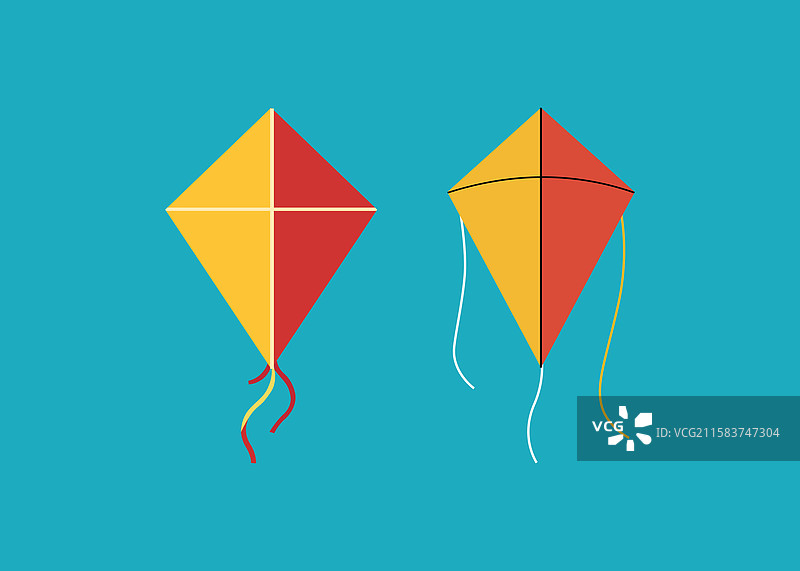 干净的放风筝图标图片素材