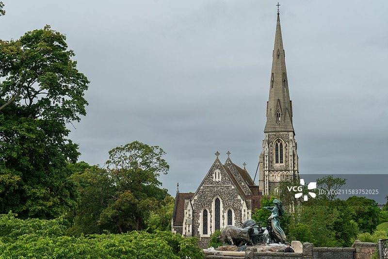 丹麦哥本哈根经典旅游风光图片素材