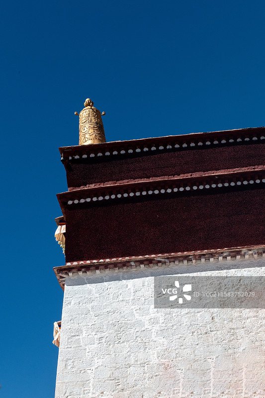 西藏那曲索县赞丹寺美丽风光图片素材