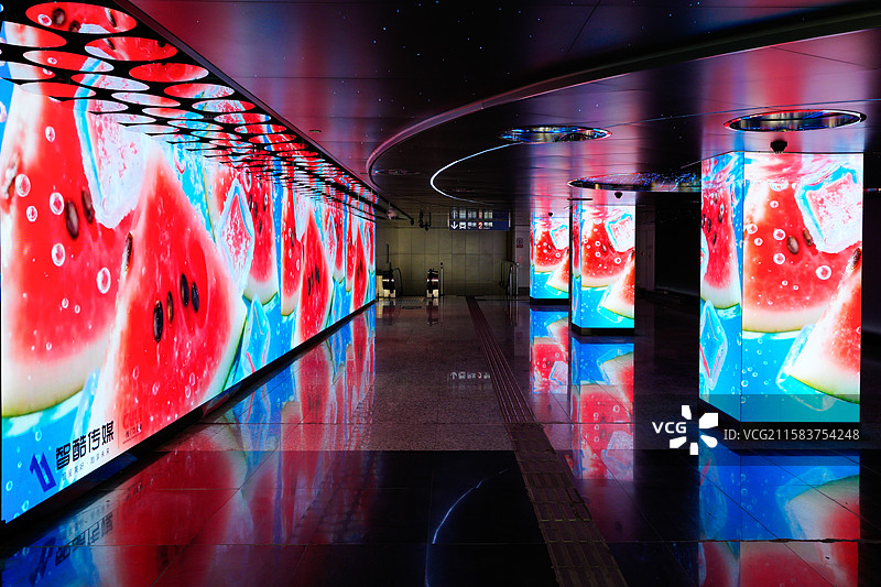 南京地铁元通站 公共空间改造 南京最美地铁图片素材