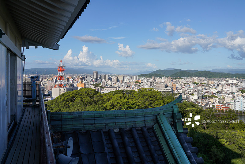 日本 关西地区 和歌山市 和歌山城图片素材