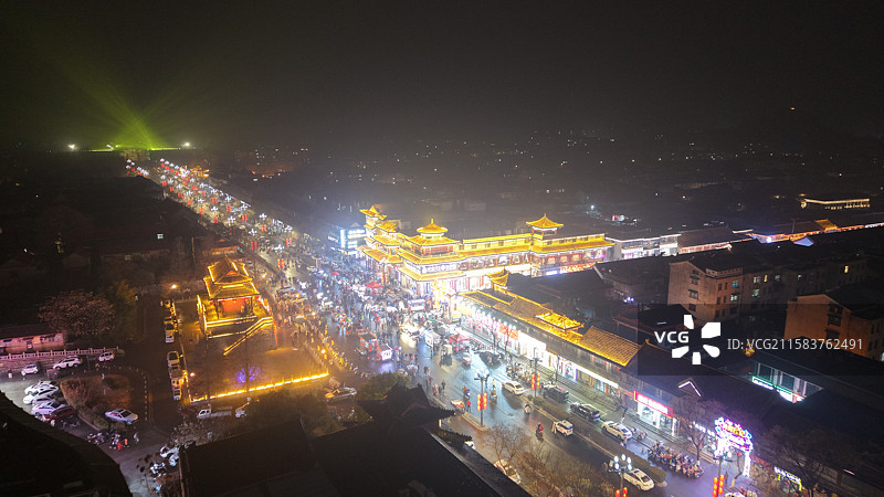 连云港古城海州夜景图片素材