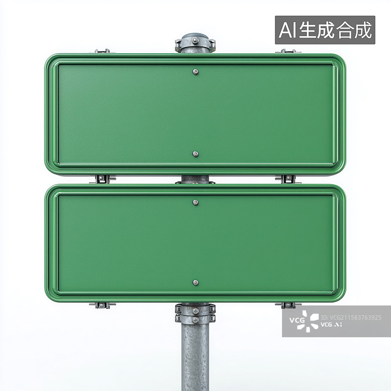 【AI数字艺术】指示牌引导牌广告牌特写图片素材