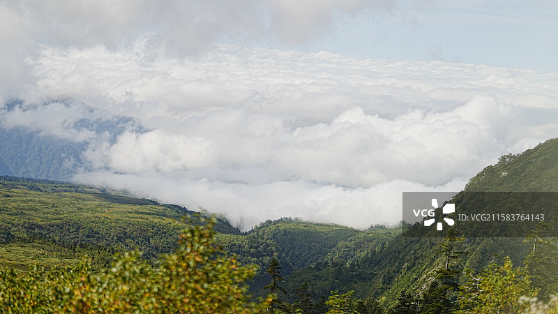 日本立山黑部云海图片素材