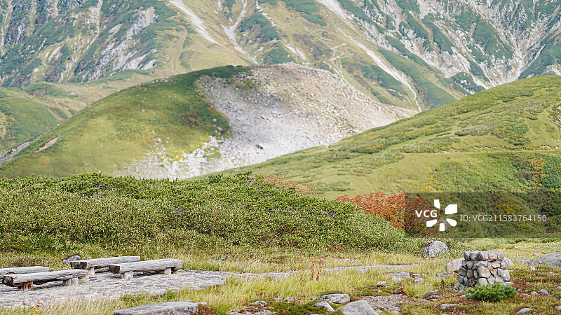 日本立山黑部高山风光图片素材