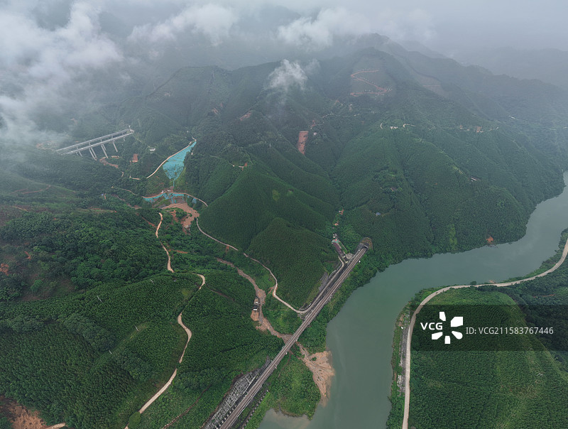 韶关乐昌市大源镇乐昌峡风景图片素材