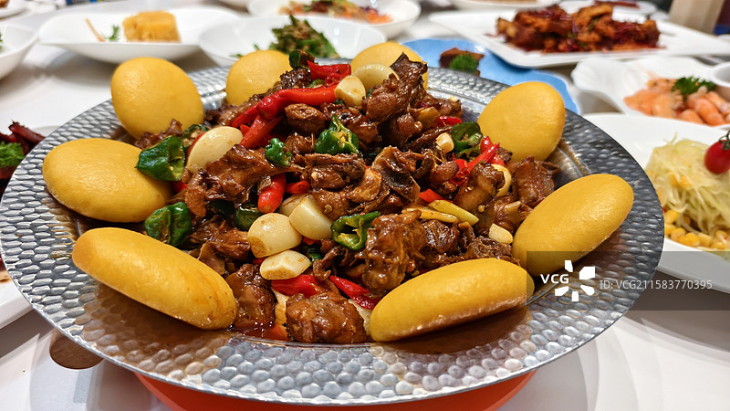 徐州烙馍小灶炒鸡图片素材