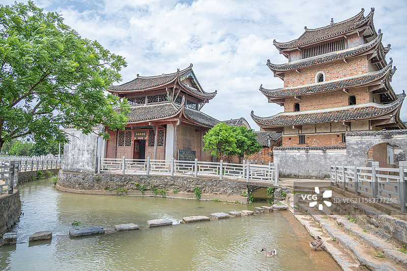 江永县  高家村古建筑群   五通感应庙  文昌阁图片素材