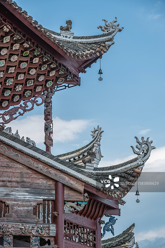 宁远县 东安头翰林祠  牌楼图片素材