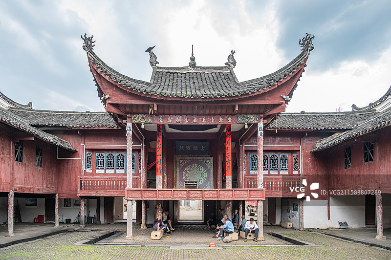 宁远县 下灌古村图片素材