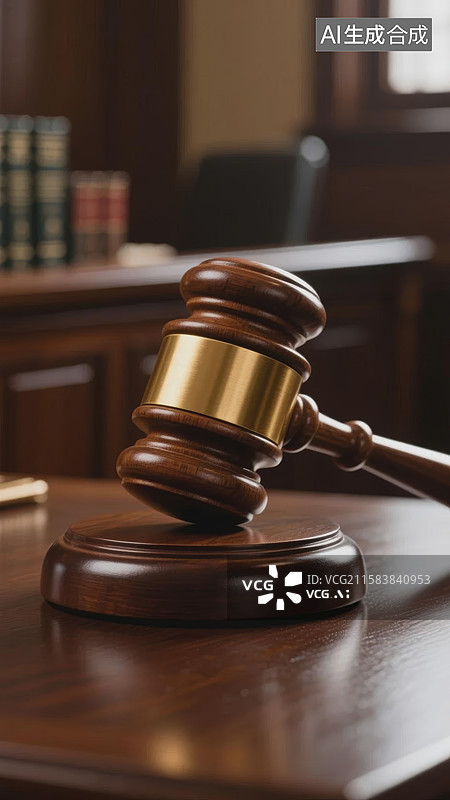 【AI数字艺术】法庭审判场景图片素材