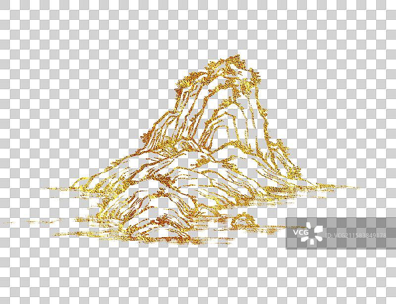 国画山线稿—古风水墨国风元素图片素材
