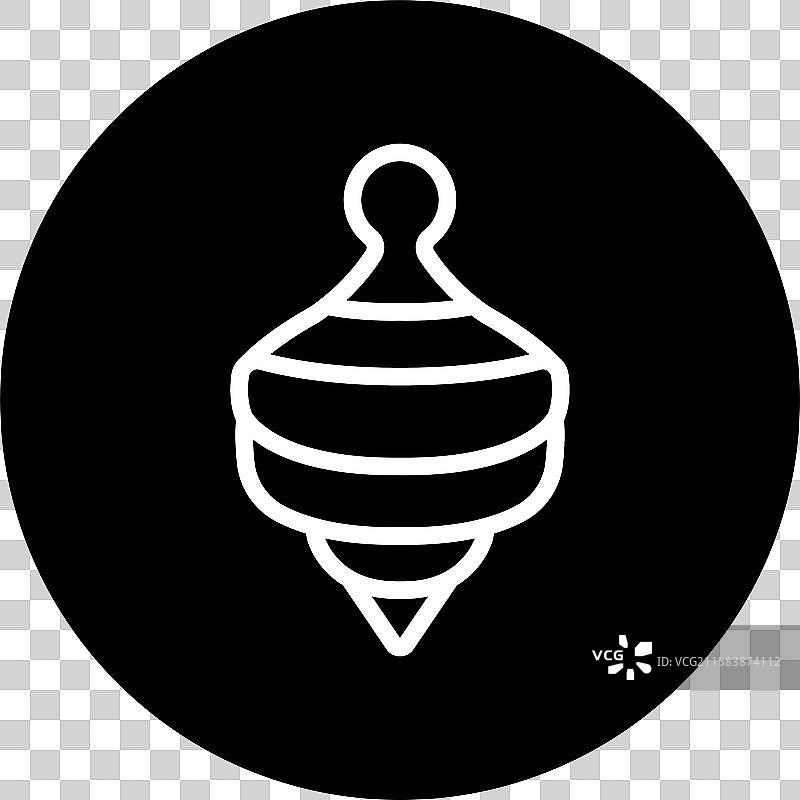 陀螺图标设计图片素材