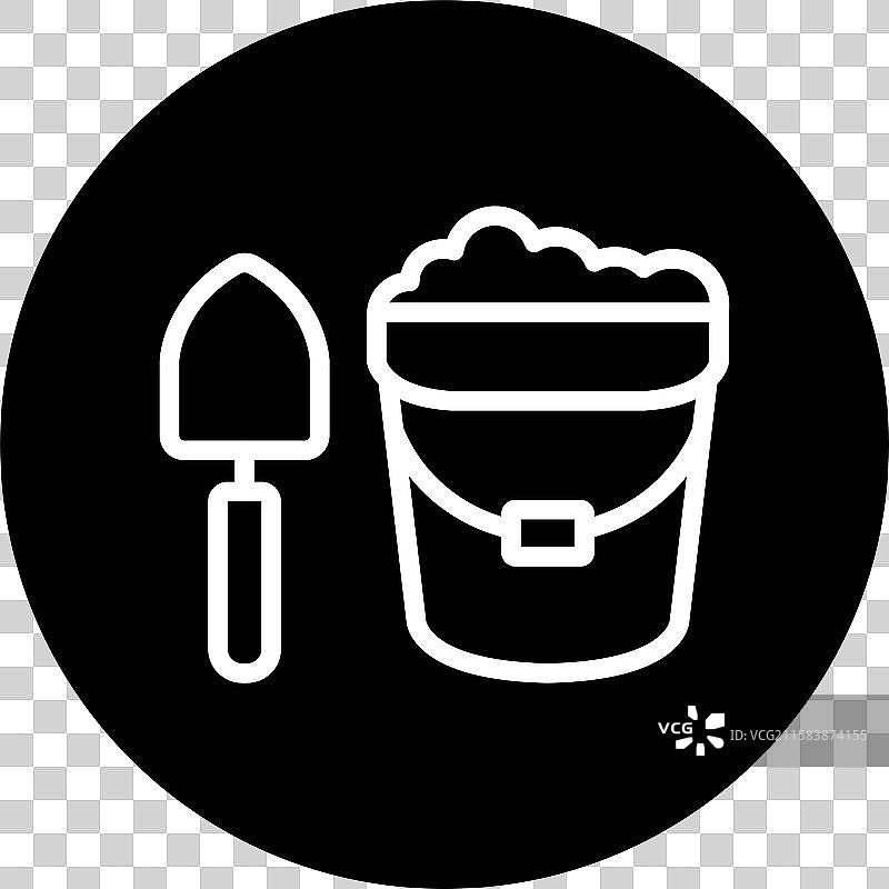 沙桶图标设计图片素材