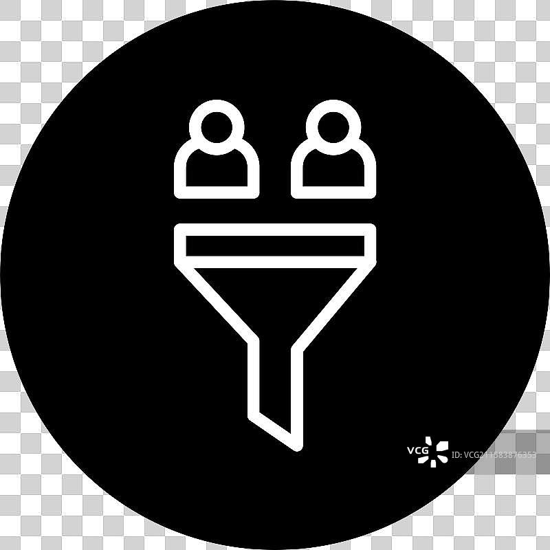 销售漏斗图标设计图片素材