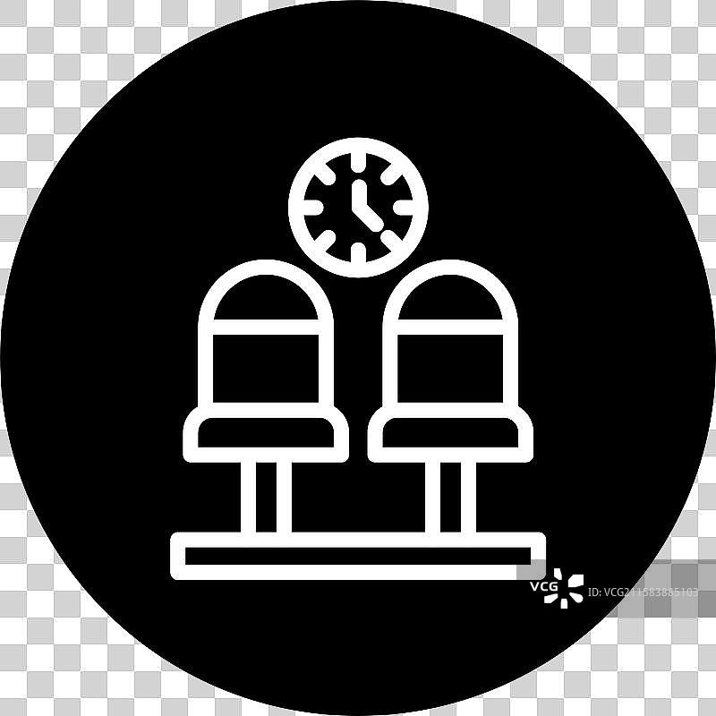 候诊室图标设计图片素材