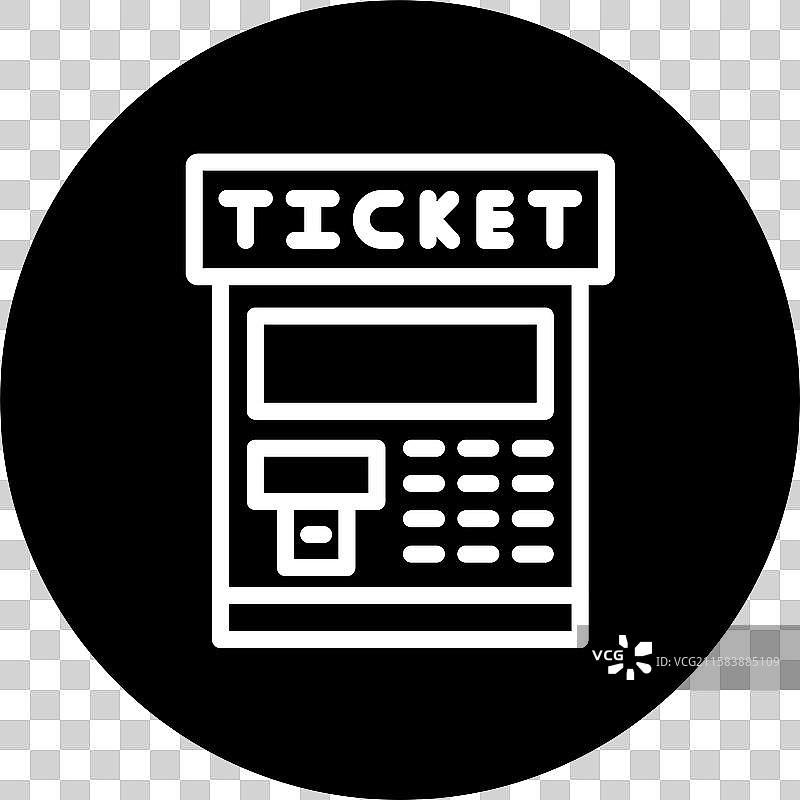 售票机图标设计图片素材