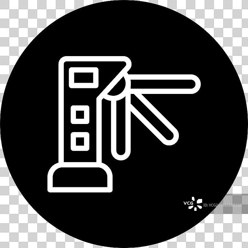 旋转闸机图标设计图片素材