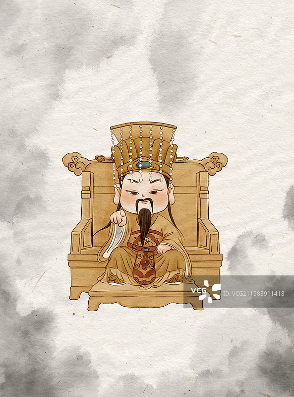 西游记 玉皇大帝图片素材