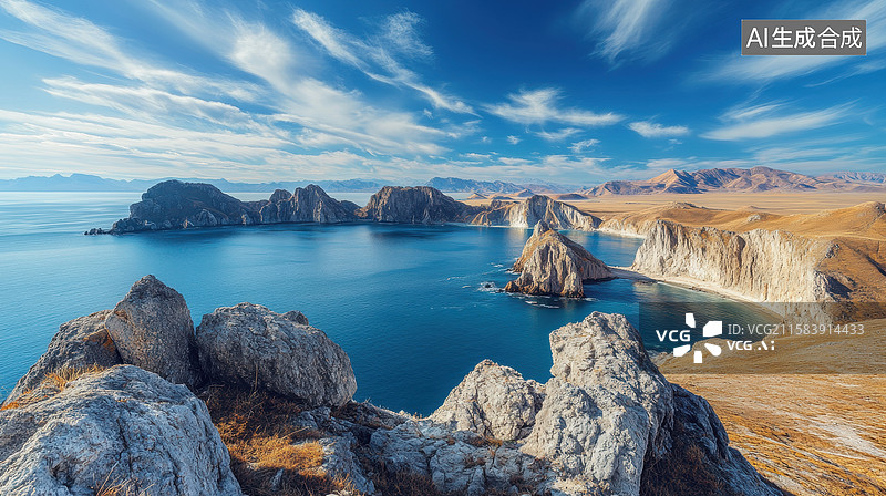 【AI数字艺术】梦幻岛屿图片素材