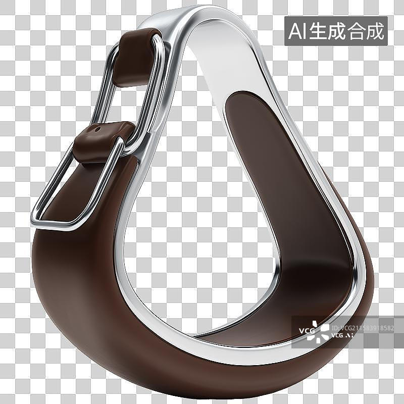 【AI数字艺术】3D风格马镫元素图片素材