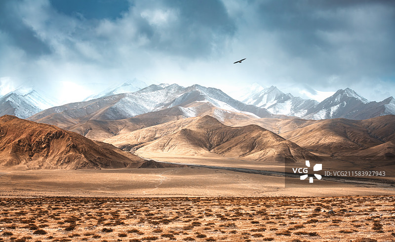 青海海西格尔木秀沟（七彩秀沟）风光图片素材