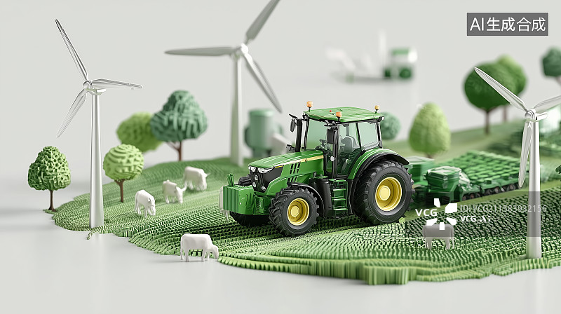 【AI数字艺术】智慧农业概念图片素材