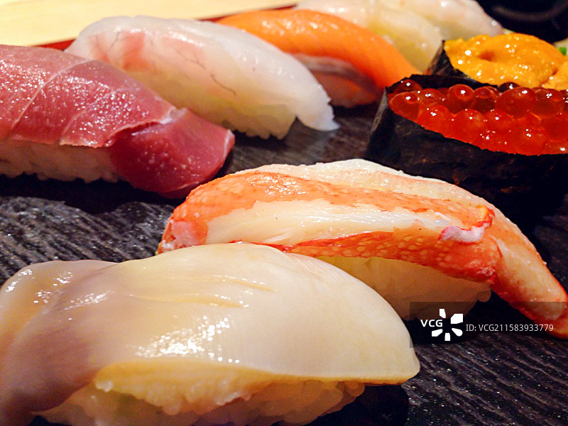 日本小樽：令人垂涎欲滴的日本料理图片素材