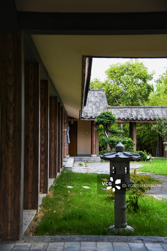 襄阳唐城影视基地 青龙寺图片素材