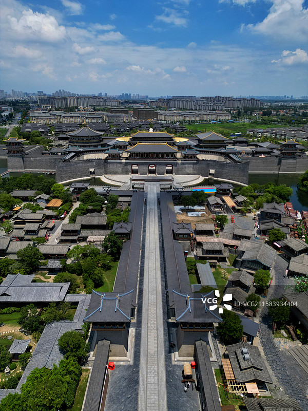 襄阳唐城影视基地图片素材