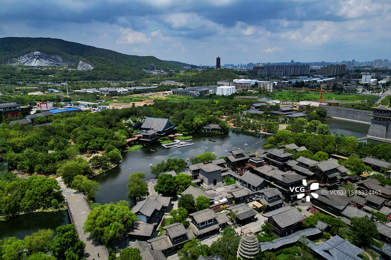 襄阳唐城影视基地图片素材