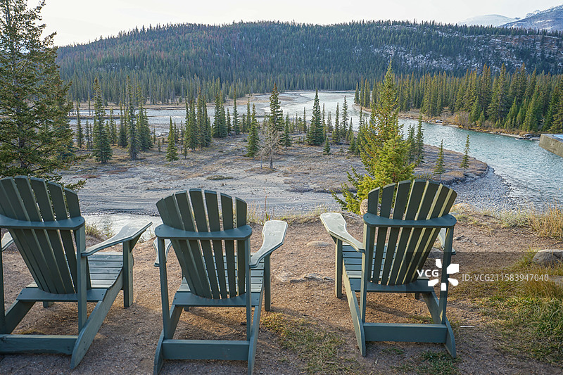 加拿大，贾斯珀国家公园，阿萨巴斯卡河风景图片素材