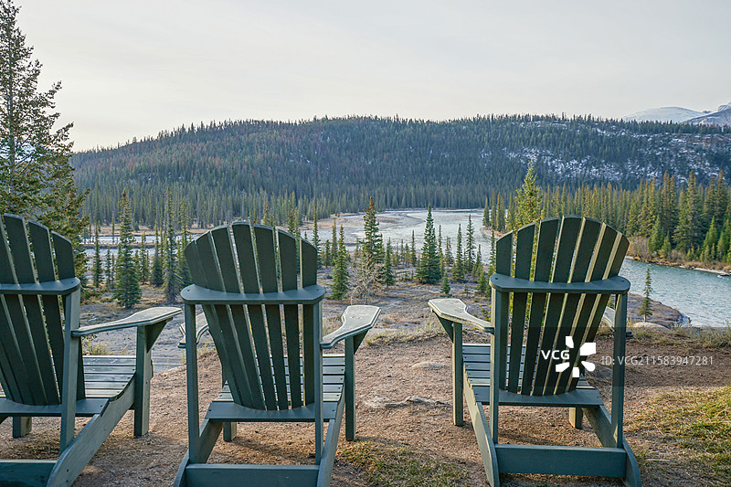 加拿大，贾斯珀国家公园，阿萨巴斯卡河风景图片素材