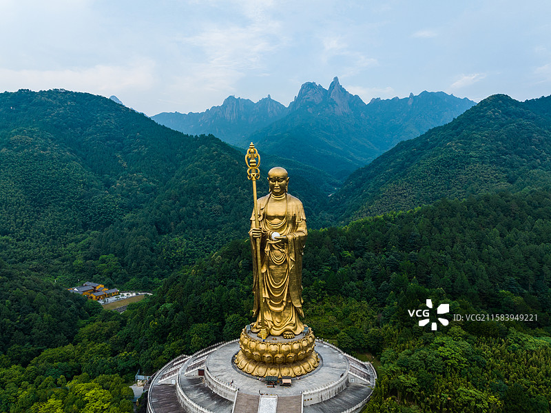 安徽九华山大愿文化园图片素材