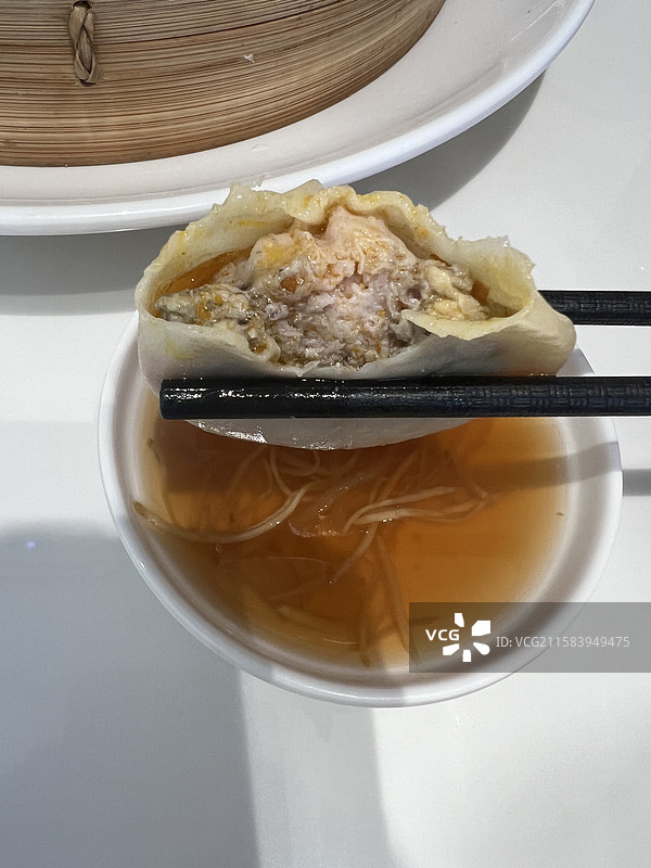 蟹粉小笼包图片素材