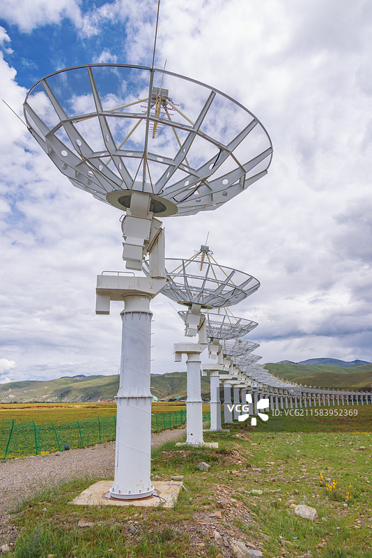 四川稻城县-子午工程圆环阵太阳射电成像望远镜图片素材