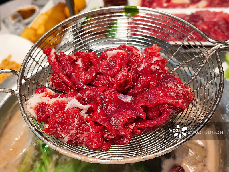 潮汕牛肉火锅图片素材