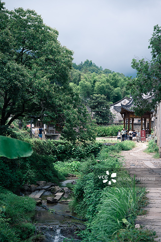 宣城查济古镇 查济古建筑群图片素材