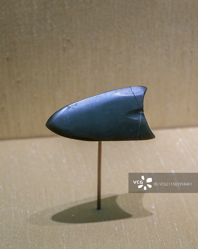 镞 商代 1950-1951年河南辉县琉璃阁出土 中国国家博物馆“中国古代玉器展”图片素材