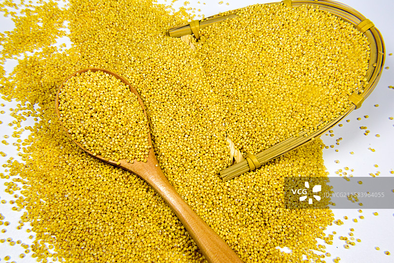 小米粮食粗粮杂粮小米粥谷物食材食品图片素材
