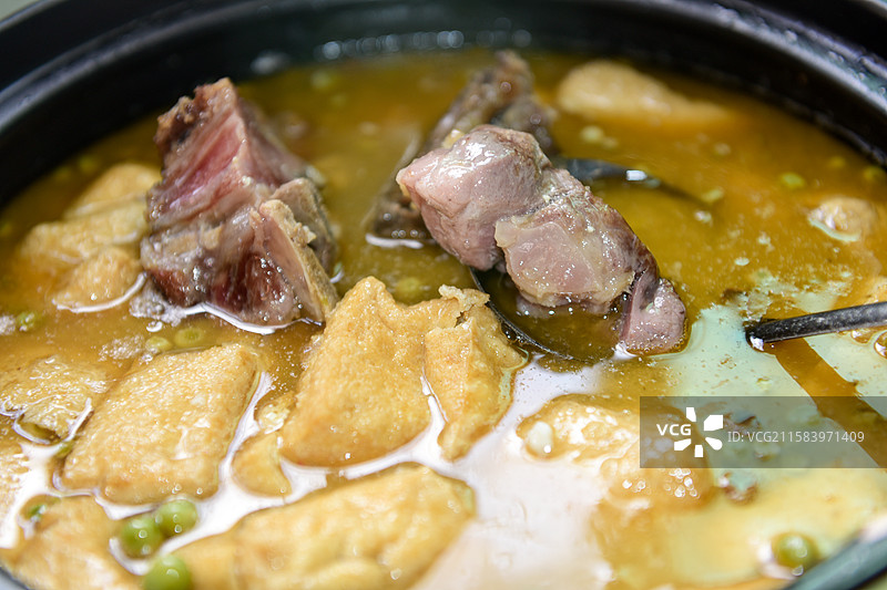 豆腐果子炖肉图片素材