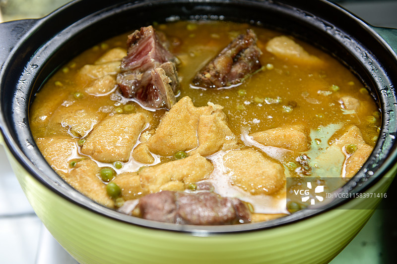 豆腐果子炖肉图片素材