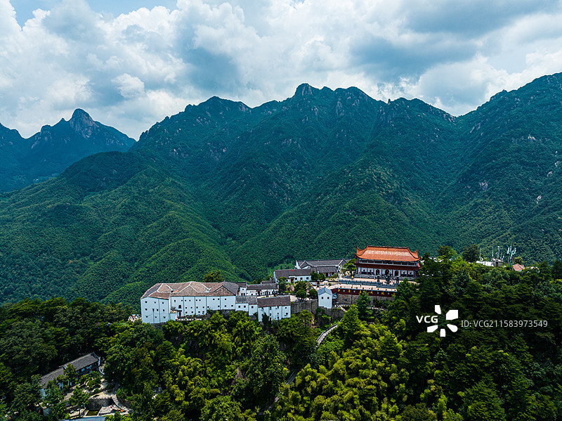 安徽九华山百岁宫图片素材