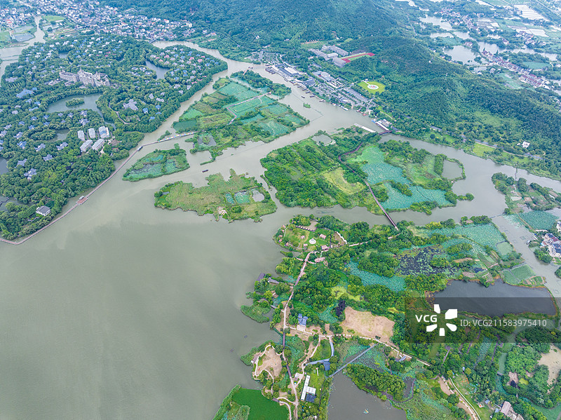 德清下渚湖湿地图片素材