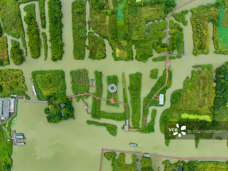 德清下渚湖湿地图片素材