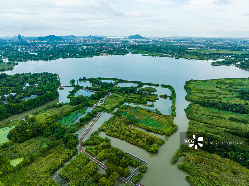 德清下渚湖湿地图片素材