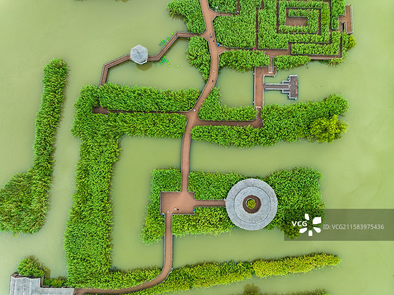 德清下渚湖湿地图片素材